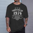 45 Años Cumpleaños Fabricado En 1976 Camiseta unisex Regalos para él