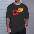 Albania España Bandera Español Albanés Camiseta unisex Regalos para él