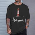 Amrum Leuchtturmouvenir T-Shirt Geschenke für Ihn