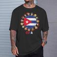 Bandera Cubana Mes De La Herencia Hispana Cuba Niños Niños Niñas Camiseta unisex Regalos para él
