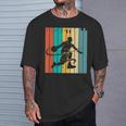 Basketball Basket Retro -Intage Basketball Camiseta unisex Regalos para él