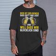 Bier Ist Der Beweis Dass Gott Uns Liebt Bierliebhaber Bier T-Shirt Geschenke für Ihn