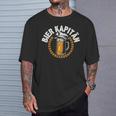 Bier Kapitän Lustig Bootauf Trinkpruch Herren Männer T-Shirt Geschenke für Ihn