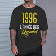 Cadeau Anniversaire Homme 1996 L'année Des Légendes T-Shirt Cadeaux pour lui