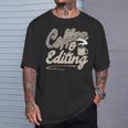 Café Y Edición Fotógrafo Divertido Y Cineasta Camiseta unisex Regalos para él