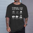 Dinge Die Ich In Meiner Freizeit Mache Und Bücher Für Bücherliebhaber Lese T-Shirt Geschenke für Ihn