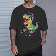 Dinosaure Cool Dj T-Rex T-Shirt Cadeaux pour lui