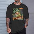 Discgolf Frisbee-Golf Ist Genau Das Richtige Für Das Birdie Disc-Golfen T-Shirt Geschenke für Ihn