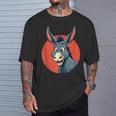 Divertido Gráfico De Animales De Burro Para Hombres Es Y Niños In Mangas Camiseta unisex Regalos para él
