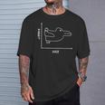 Duck Rabbit Graph 楽しい数学教師 イースターtシャツ Tシャツ 彼への贈り物