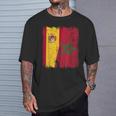 España Marruecos Media Bandera Española Marroquí Heritage Jersey Camiseta unisex Regalos para él