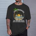 Esqueleto De Aniversario De Boda Pareja Casada Hace 21 Años Camiseta unisex Regalos para él