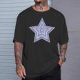 Estrella Estética Lila Camiseta unisex Regalos para él