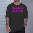 Gaming Queen Nerd Girl Amoureux De Jeuxidéo Rose T-Shirt Cadeaux pour lui