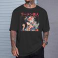 Geisha Con Flores De Cerezointageakura Arte Japonés Camiseta unisex Regalos para él