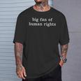 Großer Fanon Menschenrechtsaktivisten Menschenrechte T-Shirt Geschenke für Ihn