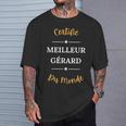 Homme Humour Gérard Prénom Meilleur Gérard T-Shirt Cadeaux pour lui