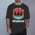 Je Peux Pas J'ai Réunionintage Humour Réunion T-Shirt Cadeaux pour lui