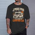 J'peux Pas J'me Barre En Camping-Car Homme Camping-Cariste T-Shirt Cadeaux pour lui