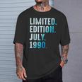 Julio 1990 Año 1990 Retro 1990Intage Edición Limitada Camiseta unisex Regalos para él