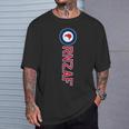Kiwi Roundel De La Real Fuerza Aérea De Nueva Zelanda Rnzaf Camiseta unisex Regalos para él