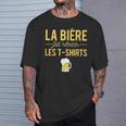 La Bière Fait Rétrécir Lesêtements Alcool Humour Pression T-Shirt Cadeaux pour lui