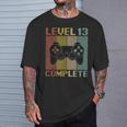 Level 13 Complete Gamer 13 Jahre Zocker Junge Geschenk T-Shirt Geschenke für Ihn