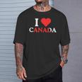 I Love Canada Anal Divertido Adulto Humor Desquiciado Obsceno Meme Camiseta unisex Regalos para él