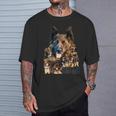 Mamá Y Cachorros Perro Pastor Alemán Camiseta unisex Regalos para él