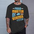 Master Ofcience Proud Master Ofcience Graduate Abschluss T-Shirt Geschenke für Ihn