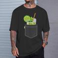 Mojito Cocktail Para Ir En El Bolsillo Del Pecho Mojito Camiseta unisex Regalos para él