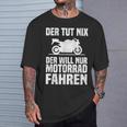 Motorrad Freiheit Motorradfahrer Biker Motorräder Fahrer T-Shirt Geschenke für Ihn