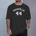 Neukölln 44 Weißes Nostalgie Berliner Bezirk T-Shirt Geschenke für Ihn