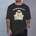 No Beer No Life トイプードル グッズ ビール 酒 犬 おもしろ 面白い ネタ 笑える 飲み会 Tシャツ 彼への贈り物