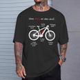Ohne Akku Ist Alles Doof E-Bike Pedelec Emtb Ebike T-Shirt Geschenke für Ihn