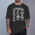 Regalo Divertido Ciclismo Bicicleta Ciclismo Camiseta unisex Regalos para él