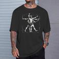 Retroitruvio Man Guitar Rock Guitar Camiseta unisex Regalos para él