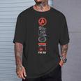 Star Trekternenflottenkommando Uss Enterprise Ncc-1701-D T-Shirt Geschenke für Ihn