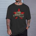 T-34 Tanqueoviético De Laegunda Guerra Mundial Ejército Ruso Estrella Roja Camiseta unisex Regalos para él