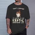 That's Enough I'm Going Mom & Dad エキゾチックショートヘアキャット Tシャツ 彼への贈り物