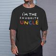 Tío Favorito Hermano Papáobrinaobrino Familia Parientes Camiseta unisex Regalos para él