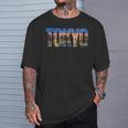 Tokyokyline Rainbow Bridge Tokyo Tower Tokyo Night Tシャツ 彼への贈り物