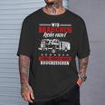 Wir Brauchen Kein Navi Feuerwehr Feuerwehrmann Feuer T-Shirt Geschenke für Ihn