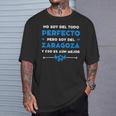 Zaragoza Deporte Futbol Aficionado In Mangas Camiseta unisex Regalos para él