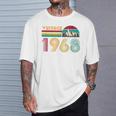 58歳の誕生日プレゼント 58歳 男性 女性 レトロ ヴィンテージ 1968 Tシャツ 彼への贈り物