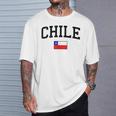 Bandera De Chile Hombres Es Niños Chile Camiseta unisex Regalos para él