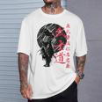 Bushido Códigoamurai Japón Guerrero Espadachín Kanji Camiseta unisex Regalos para él