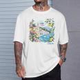 Ciao Bella La Dolceita Graphique Côte Amalfitaine Italie T-Shirt Cadeaux pour lui