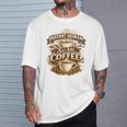 Instant Human Just Add Coffee 面白いカフェインの引用 Tシャツ 彼への贈り物