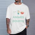 Jeuxideo Les Animes Ou La Bouffe Japon Animé Cadeau Manga Haut De Gamme T-Shirt Cadeaux pour lui